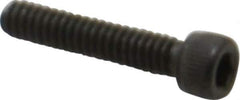 Value Collection - #3-48 UNC Hex Socket Drive, Socket Cap Screw - Alloy Steel, Black Oxide Finish, Fully Threaded, 1/2" Length Under Head - USA Tool & Supply
