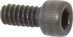 Value Collection - #4-40 UNC Hex Socket Drive, Socket Cap Screw - Alloy Steel, Black Oxide Finish, Fully Threaded, 1/4" Length Under Head - USA Tool & Supply
