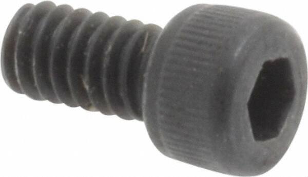 Value Collection - #5-40 UNC Hex Socket Drive, Socket Cap Screw - Alloy Steel, Black Oxide Finish, Fully Threaded, 1/4" Length Under Head - USA Tool & Supply