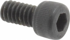 Value Collection - #5-40 UNC Hex Socket Drive, Socket Cap Screw - Alloy Steel, Black Oxide Finish, Fully Threaded, 1/4" Length Under Head - USA Tool & Supply