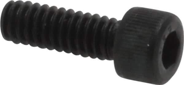 Value Collection - #5-40 UNC Hex Socket Drive, Socket Cap Screw - Alloy Steel, Black Oxide Finish, Fully Threaded, 3/8" Length Under Head - USA Tool & Supply