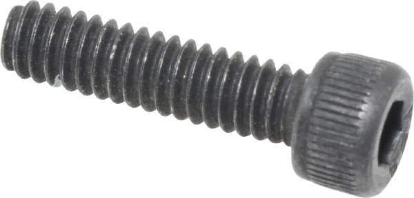 Value Collection - #5-40 UNC Hex Socket Drive, Socket Cap Screw - Alloy Steel, Black Oxide Finish, Fully Threaded, 1/2" Length Under Head - USA Tool & Supply
