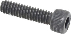 Value Collection - #5-40 UNC Hex Socket Drive, Socket Cap Screw - Alloy Steel, Black Oxide Finish, Fully Threaded, 1/2" Length Under Head - USA Tool & Supply