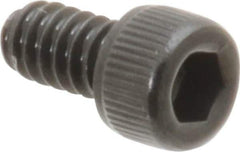Value Collection - #6-32 UNC Hex Socket Drive, Socket Cap Screw - Alloy Steel, Black Oxide Finish, Fully Threaded, 1/4" Length Under Head - USA Tool & Supply