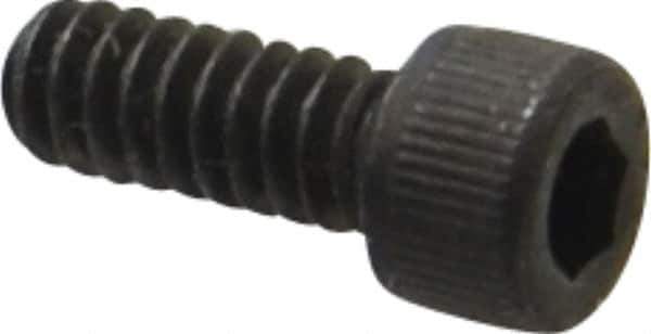 Value Collection - #6-32 UNC Hex Socket Drive, Socket Cap Screw - Alloy Steel, Black Oxide Finish, Fully Threaded, 3/8" Length Under Head - USA Tool & Supply