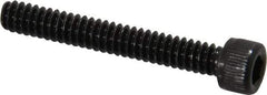 Value Collection - #6-32 UNC Hex Socket Drive, Socket Cap Screw - Alloy Steel, Black Oxide Finish, Fully Threaded, 1" Length Under Head - USA Tool & Supply