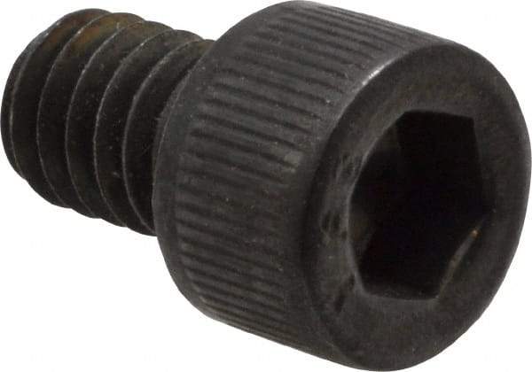 Value Collection - #8-32 UNC Hex Socket Drive, Socket Cap Screw - Alloy Steel, Black Oxide Finish, Fully Threaded, 1/4" Length Under Head - USA Tool & Supply