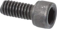 Value Collection - #8-32 UNC Hex Socket Drive, Socket Cap Screw - Alloy Steel, Black Oxide Finish, Fully Threaded, 3/8" Length Under Head - USA Tool & Supply
