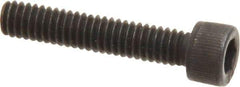 Value Collection - #8-32 UNC Hex Socket Drive, Socket Cap Screw - Alloy Steel, Black Oxide Finish, Fully Threaded, 7/8" Length Under Head - USA Tool & Supply