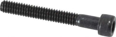 Value Collection - #8-32 UNC Hex Socket Drive, Socket Cap Screw - Alloy Steel, Black Oxide Finish, Fully Threaded, 1-1/4" Length Under Head - USA Tool & Supply