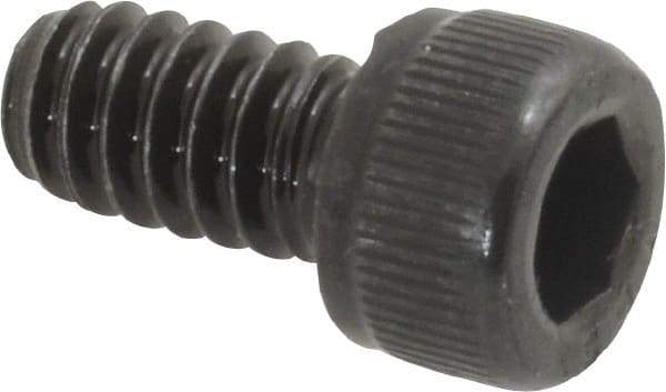 Value Collection - #10-24 UNC Hex Socket Drive, Socket Cap Screw - Alloy Steel, Black Oxide Finish, Fully Threaded, 3/8" Length Under Head - USA Tool & Supply