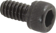 Value Collection - #10-24 UNC Hex Socket Drive, Socket Cap Screw - Alloy Steel, Black Oxide Finish, Fully Threaded, 3/8" Length Under Head - USA Tool & Supply