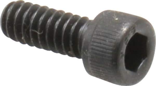 Value Collection - #10-24 UNC Hex Socket Drive, Socket Cap Screw - Alloy Steel, Black Oxide Finish, Fully Threaded, 1/2" Length Under Head - USA Tool & Supply