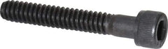 Value Collection - #10-24 UNC Hex Socket Drive, Socket Cap Screw - Alloy Steel, Black Oxide Finish, Fully Threaded, 1-1/4" Length Under Head - USA Tool & Supply