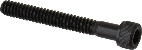 Value Collection - #10-24 UNC Hex Socket Drive, Socket Cap Screw - Alloy Steel, Black Oxide Finish, Partially Threaded, 1-1/2" Length Under Head - USA Tool & Supply