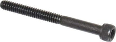 Value Collection - #10-24 UNC Hex Socket Drive, Socket Cap Screw - Alloy Steel, Black Oxide Finish, Partially Threaded, 2" Length Under Head - USA Tool & Supply