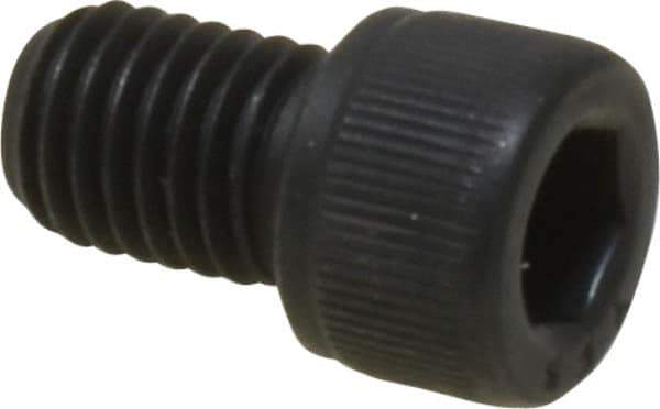 Value Collection - 1/4-28 UNF Hex Socket Drive, Socket Cap Screw - Alloy Steel, Black Oxide Finish, Fully Threaded, 3/8" Length Under Head - USA Tool & Supply