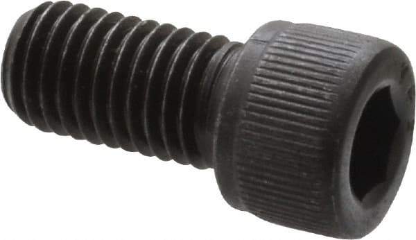 Value Collection - 1/4-28 UNF Hex Socket Drive, Socket Cap Screw - Alloy Steel, Black Oxide Finish, Fully Threaded, 1/2" Length Under Head - USA Tool & Supply