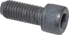 Value Collection - 1/4-28 UNF Hex Socket Drive, Socket Cap Screw - Alloy Steel, Black Oxide Finish, Fully Threaded, 5/8" Length Under Head - USA Tool & Supply