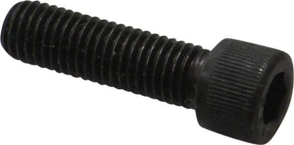 Value Collection - 1/4-28 UNF Hex Socket Drive, Socket Cap Screw - Alloy Steel, Black Oxide Finish, Fully Threaded, 7/8" Length Under Head - USA Tool & Supply
