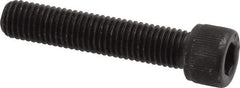 Value Collection - 1/4-28 UNF Hex Socket Drive, Socket Cap Screw - Alloy Steel, Black Oxide Finish, Fully Threaded, 1-1/4" Length Under Head - USA Tool & Supply