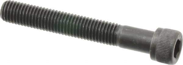 Value Collection - 1/4-28 UNF Hex Socket Drive, Socket Cap Screw - Alloy Steel, Black Oxide Finish, Partially Threaded, 1-3/4" Length Under Head - USA Tool & Supply