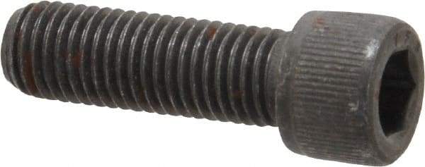 Value Collection - 5/16-24 UNF Hex Socket Drive, Socket Cap Screw - Alloy Steel, Black Oxide Finish, Fully Threaded, 1" Length Under Head - USA Tool & Supply