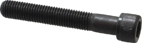 Value Collection - 5/16-24 UNF Hex Socket Drive, Socket Cap Screw - Alloy Steel, Black Oxide Finish, Partially Threaded, 2" Length Under Head - USA Tool & Supply