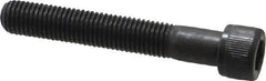 Value Collection - 5/16-24 UNF Hex Socket Drive, Socket Cap Screw - Alloy Steel, Black Oxide Finish, Partially Threaded, 2" Length Under Head - USA Tool & Supply