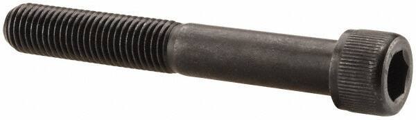 Value Collection - 5/16-24 UNF Hex Socket Drive, Socket Cap Screw - Alloy Steel, Black Oxide Finish, Partially Threaded, 2-1/4" Length Under Head - USA Tool & Supply
