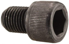 Value Collection - 3/8-24 UNF Hex Socket Drive, Socket Cap Screw - Alloy Steel, Black Oxide Finish, Fully Threaded, 1/2" Length Under Head - USA Tool & Supply