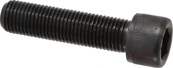 Value Collection - 3/8-24 UNF Hex Socket Drive, Socket Cap Screw - Alloy Steel, Black Oxide Finish, Fully Threaded, 1-1/2" Length Under Head - USA Tool & Supply