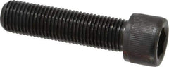 Value Collection - 3/8-24 UNF Hex Socket Drive, Socket Cap Screw - Alloy Steel, Black Oxide Finish, Fully Threaded, 1-1/2" Length Under Head - USA Tool & Supply