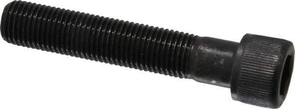 Value Collection - 3/8-24 UNF Hex Socket Drive, Socket Cap Screw - Alloy Steel, Black Oxide Finish, Partially Threaded, 2" Length Under Head - USA Tool & Supply
