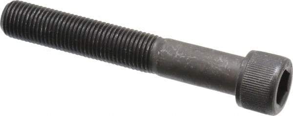 Value Collection - 3/8-24 UNF Hex Socket Drive, Socket Cap Screw - Alloy Steel, Black Oxide Finish, Partially Threaded, 2-1/2" Length Under Head - USA Tool & Supply