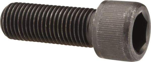 Value Collection - 7/16-20 UNF Hex Socket Drive, Socket Cap Screw - Alloy Steel, Black Oxide Finish, Fully Threaded, 1-1/4" Length Under Head - USA Tool & Supply