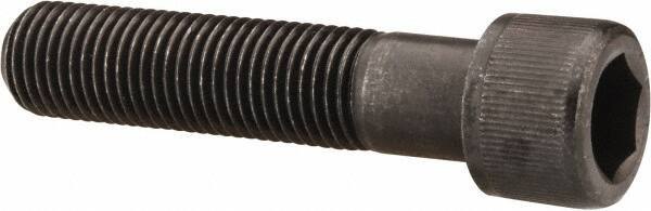 Value Collection - 7/16-20 UNF Hex Socket Drive, Socket Cap Screw - Alloy Steel, Black Oxide Finish, Partially Threaded, 2" Length Under Head - USA Tool & Supply