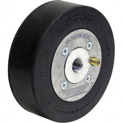 Dynabrade - 5" Wheel OD, 1-1/2" Wheel Width, 4,500 RPM, Aluminum, Pneumatic Wheel with Hub - 15-1/2" Long x 1-1/2" Wide, 5/8" Wheel Arbor Hole, For Use with 13214 & 13523 Dynastraight Air-Powered Abrasive Finishing Tools - USA Tool & Supply