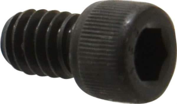 Value Collection - 1/4-20 UNC Hex Socket Drive, Socket Cap Screw - Alloy Steel, Black Oxide Finish, Fully Threaded, 3/8" Length Under Head - USA Tool & Supply