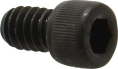 Value Collection - 1/4-20 UNC Hex Socket Drive, Socket Cap Screw - Alloy Steel, Black Oxide Finish, Fully Threaded, 3/8" Length Under Head - USA Tool & Supply