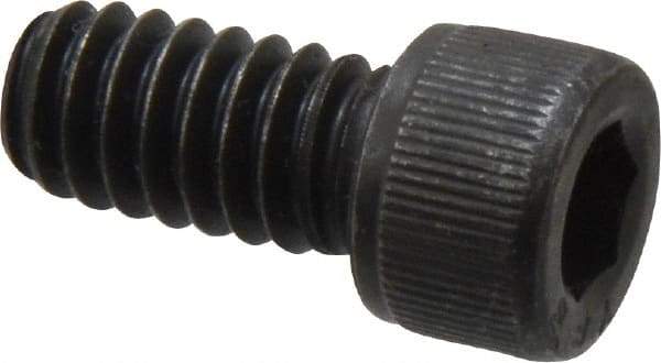 Value Collection - 1/4-20 UNC Hex Socket Drive, Socket Cap Screw - Alloy Steel, Black Oxide Finish, Fully Threaded, 1/2" Length Under Head - USA Tool & Supply