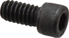 Value Collection - 1/4-20 UNC Hex Socket Drive, Socket Cap Screw - Alloy Steel, Black Oxide Finish, Fully Threaded, 1/2" Length Under Head - USA Tool & Supply