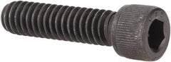 Value Collection - 1/4-20 UNC Hex Socket Drive, Socket Cap Screw - Alloy Steel, Black Oxide Finish, Fully Threaded, 1" Length Under Head - USA Tool & Supply