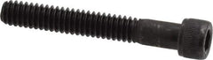 Value Collection - 1/4-20 UNC Hex Socket Drive, Socket Cap Screw - Alloy Steel, Black Oxide Finish, Partially Threaded, 1-3/4" Length Under Head - USA Tool & Supply