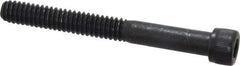 Value Collection - 1/4-20 UNC Hex Socket Drive, Socket Cap Screw - Alloy Steel, Black Oxide Finish, Partially Threaded, 2-1/4" Length Under Head - USA Tool & Supply