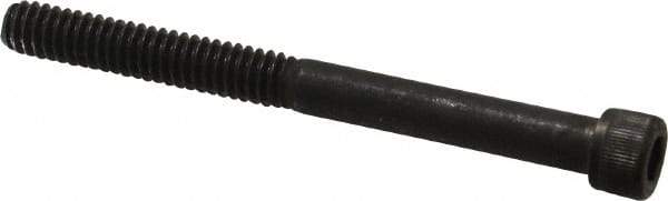 Value Collection - 1/4-20 UNC Hex Socket Drive, Socket Cap Screw - Alloy Steel, Black Oxide Finish, Partially Threaded, 2-3/4" Length Under Head - USA Tool & Supply