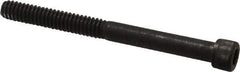 Value Collection - 1/4-20 UNC Hex Socket Drive, Socket Cap Screw - Alloy Steel, Black Oxide Finish, Partially Threaded, 2-3/4" Length Under Head - USA Tool & Supply