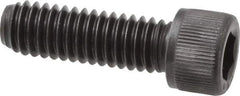 Value Collection - 5/16-18 UNC Hex Socket Drive, Socket Cap Screw - Alloy Steel, Black Oxide Finish, Fully Threaded, 1" Length Under Head - USA Tool & Supply