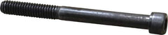 Value Collection - 5/16-18 UNC Hex Socket Drive, Socket Cap Screw - Alloy Steel, Black Oxide Finish, Partially Threaded, 3-1/4" Length Under Head - USA Tool & Supply