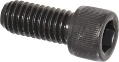 Value Collection - 3/8-16 UNC Hex Socket Drive, Socket Cap Screw - Alloy Steel, Black Oxide Finish, Fully Threaded, 7/8" Length Under Head - USA Tool & Supply